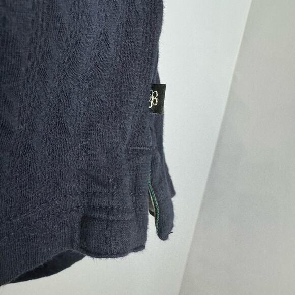 Ted Baker Speysid Short Sleeve Textured Zip Polo Shirt Blue Preppy Men's 3XL - Picture 7 of 13